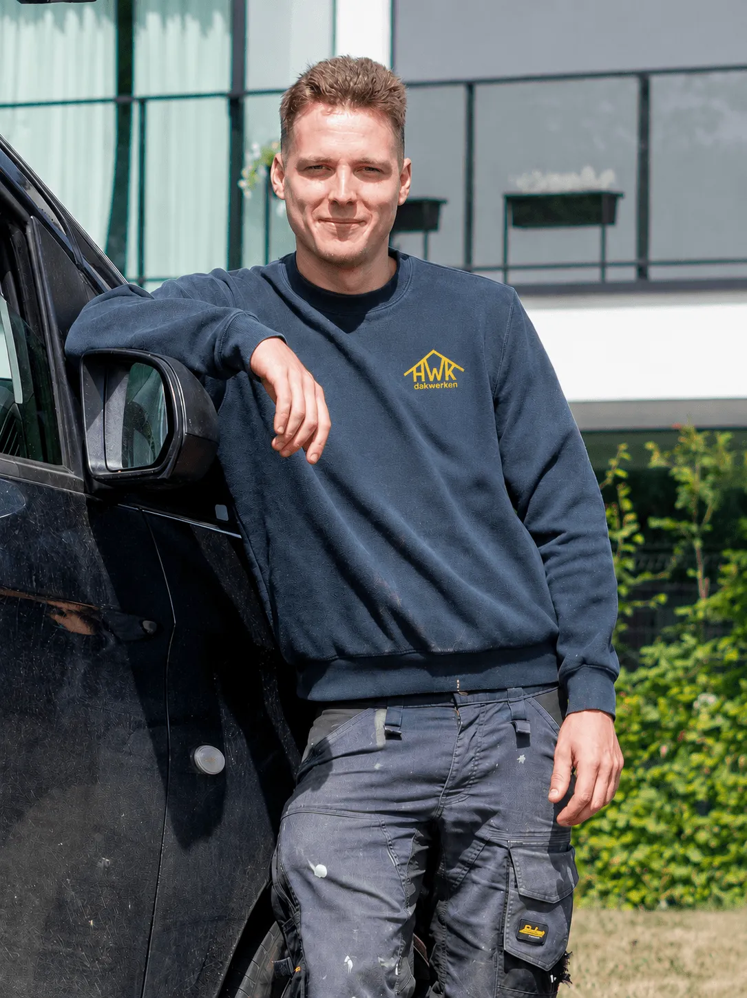 Wouter, zaakvoerder HWK Dakwerken