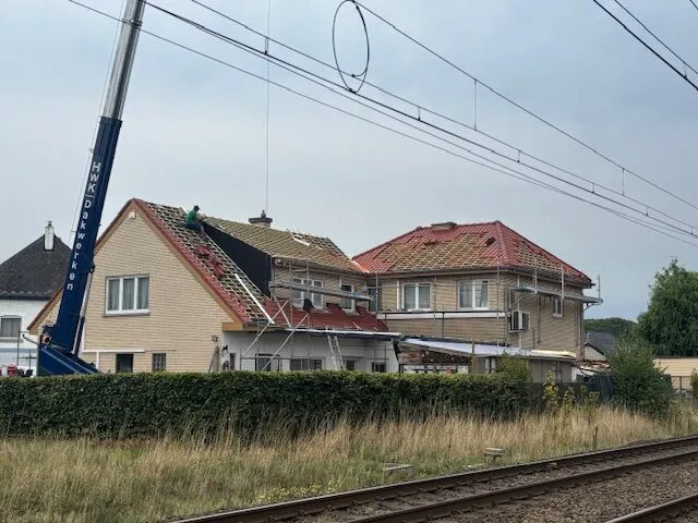De werken in uitvoering